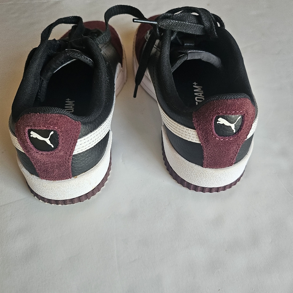 Puma Carina Suede Classic Women's Burgundy sneaker Size 8 - Picture 9 of 11
